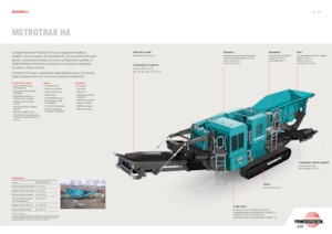 Urządzenia do recyklingu gruzu budowlanego Powerscreen METROTRAK HA