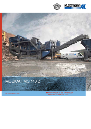 Urządzenia do recyklingu gruzu budowlanego Kleemann MC 140 Z