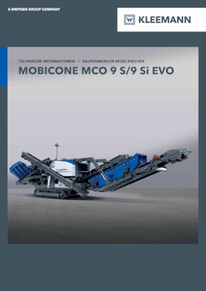 Urządzenia do recyklingu gruzu budowlanego Kleemann MCO 9 S