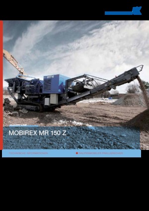 Urządzenia do recyklingu gruzu budowlanego Kleemann MR 150 Z