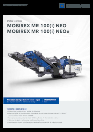 Urządzenia do recyklingu gruzu budowlanego Kleemann MR 100i NEO