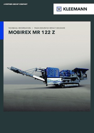 Urządzenia do recyklingu gruzu budowlanego Kleemann MR 122 Zi