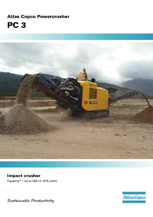 Urządzenia do recyklingu gruzu budowlanego Atlas Copco PC 3