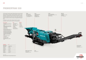 Urządzenia do recyklingu gruzu budowlanego Powerscreen Premiertrak 330
