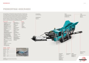 Urządzenia do recyklingu gruzu budowlanego Powerscreen PREMIERTRAK 400X