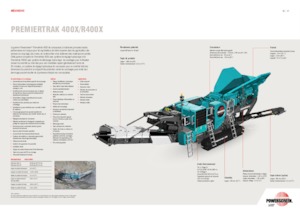 Urządzenia do recyklingu gruzu budowlanego Powerscreen PREMIERTRAK 400X
