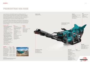 Urządzenia do recyklingu gruzu budowlanego Powerscreen PREMIERTRAK 600E