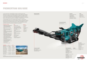Urządzenia do recyklingu gruzu budowlanego Powerscreen PREMIERTRAK 600E