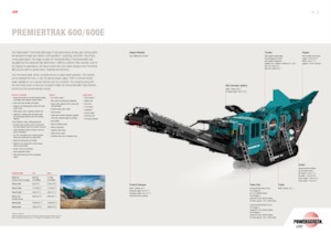 Urządzenia do recyklingu gruzu budowlanego Powerscreen PREMIERTRAK 600E