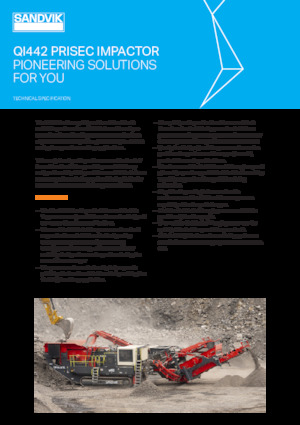 Urządzenia do recyklingu gruzu budowlanego Sandvik QI442