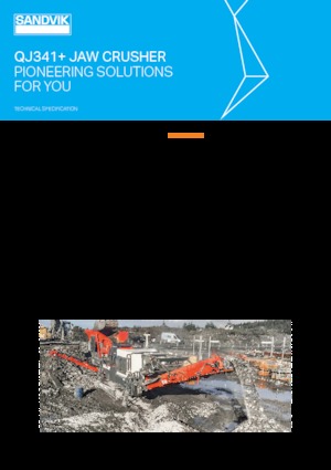 Urządzenia do recyklingu gruzu budowlanego Sandvik QJ341+