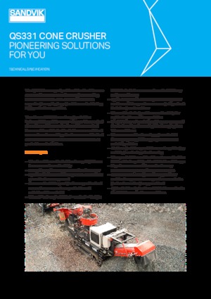 Urządzenia do recyklingu gruzu budowlanego Sandvik QS331 HS