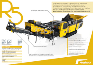 Urządzenia do recyklingu gruzu budowlanego Keestrack R5e