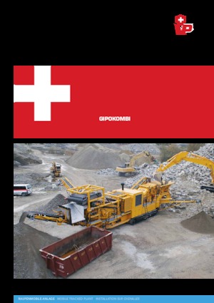 Urządzenia do recyklingu gruzu budowlanego Gipo RC 130 C