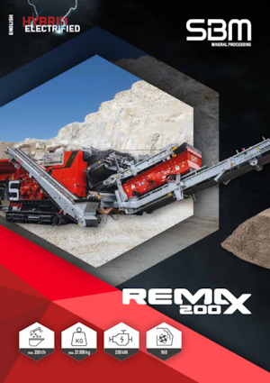 Urządzenia do recyklingu gruzu budowlanego SBM REMAX 200