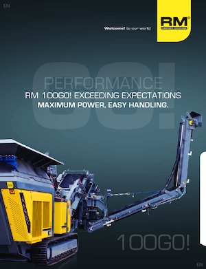 Urządzenia do recyklingu gruzu budowlanego Rubble Master RM 100GO!