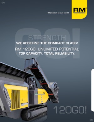 Urządzenia do recyklingu gruzu budowlanego Rubble Master RM 120GO!