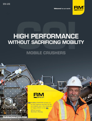 Urządzenia do recyklingu gruzu budowlanego Rubble Master RM 120X