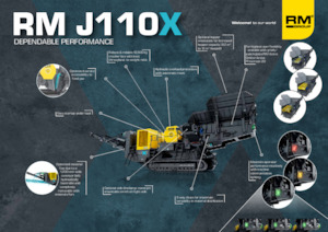 Urządzenia do recyklingu gruzu budowlanego Rubble Master RM J110X