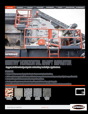 Urządzenia do recyklingu gruzu budowlanego Superior SP5155