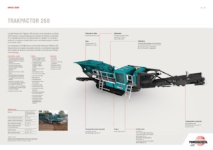 Urządzenia do recyklingu gruzu budowlanego Powerscreen Trakpactor 260
