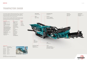 Urządzenia do recyklingu gruzu budowlanego Powerscreen Trakpactor 260SR