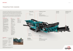 Urządzenia do recyklingu gruzu budowlanego Powerscreen Trakpactor 260SR