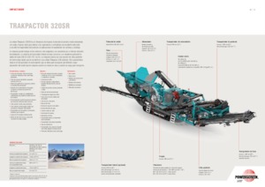 Urządzenia do recyklingu gruzu budowlanego Powerscreen Trakpactor 320SR