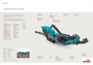 Urządzenia do recyklingu gruzu budowlanego Powerscreen Trakpactor 500SR