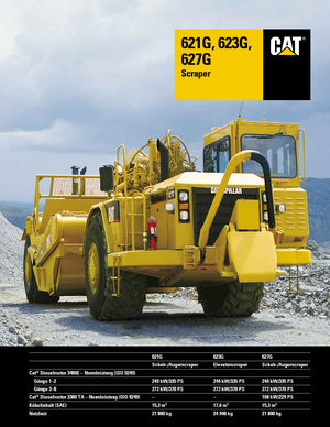 Zgarniarki Caterpillar 621G Auger