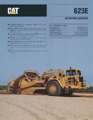Zgarniarki Caterpillar 623E