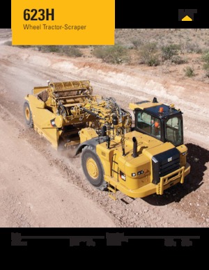 Zgarniarki Caterpillar 623H