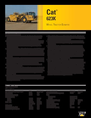 Zgarniarki Caterpillar 623K