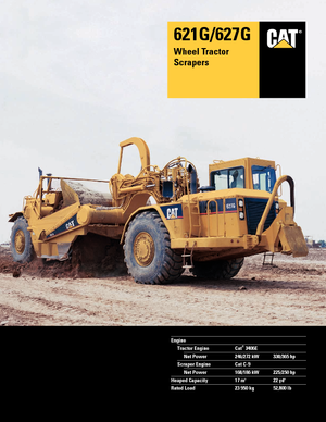 Zgarniarki Caterpillar 621G Auger