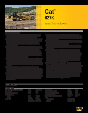Zgarniarki Caterpillar 627K