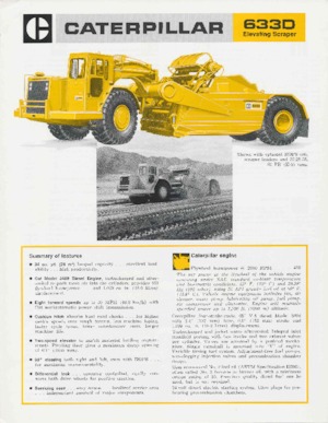 Zgarniarki Caterpillar 633D