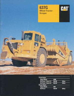Zgarniarki Caterpillar 637G