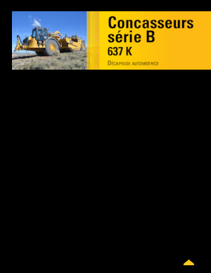 Zgarniarki Caterpillar 637K