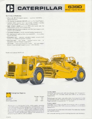 Zgarniarki Caterpillar 639D