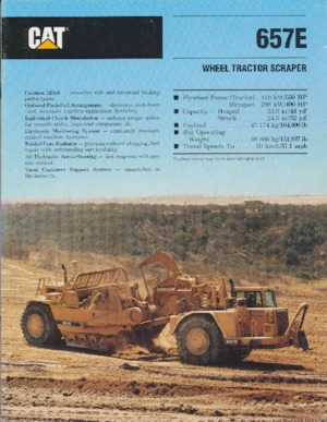 Zgarniarki Caterpillar 657 E