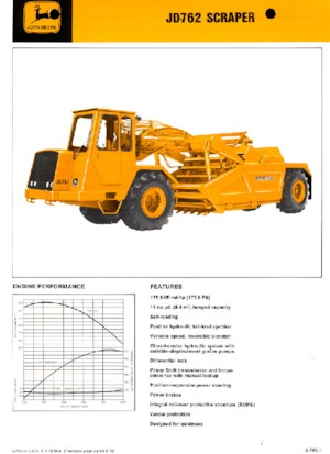 Zgarniarki John Deere Construction JD762