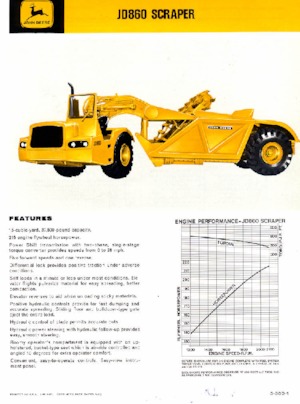 Zgarniarki John Deere Construction JD860
