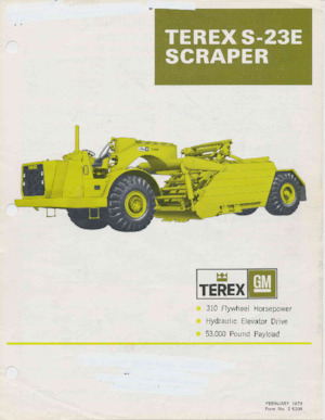Zgarniarki Terex S-23E