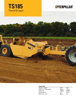 Zgarniarki Caterpillar TS185