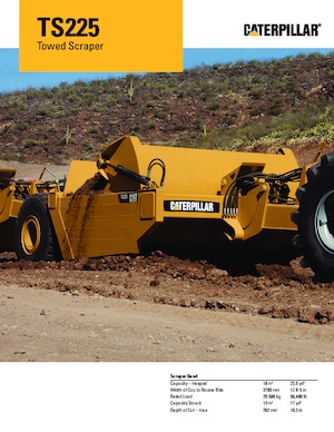 Zgarniarki Caterpillar TS225