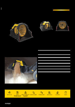 Łyżki przesiewowe MB Crusher MB-LS220 S2