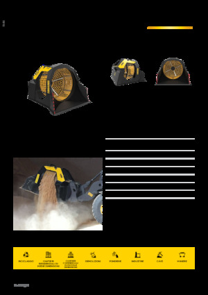 Łyżki przesiewowe MB Crusher MB-LS220 S2