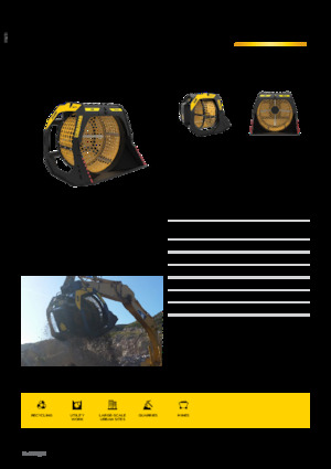 Łyżki przesiewowe MB Crusher MB-S18 S4