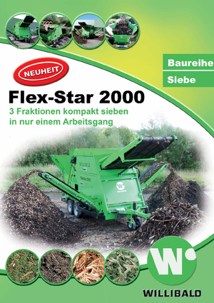 Utylizacja odpadów — przesiewacze Willibald Flex-Star 2000
