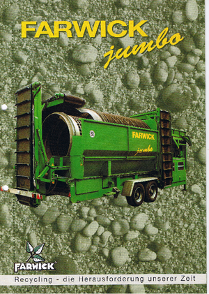 Utylizacja odpadów — przesiewacze Farwick® Jumbo